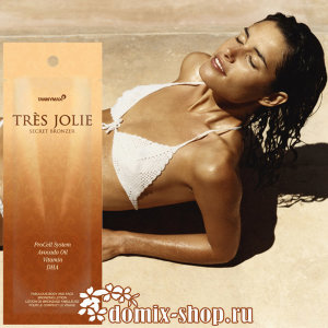 2220 TRES JOLIE – SECRET BRONZER крем-ускоритель для загара с бронзатором двойного действия с инновационной формулой ProCell System 15 мл 