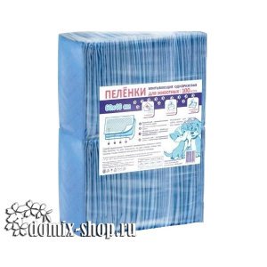 Пеленка впитывающая одноразовая 60*40 см, Medmil &quot;эконом&quot;  100 шт/упак 