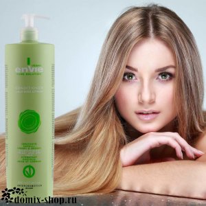 ENVIE МАСКА УВЛАЖНЯЮЩАЯ С СЕМЕНЕМ ЛЬНА ДЛЯ СУХИХ И ВЬЮЩИХСЯ ВОЛОС, 1000 МЛ 