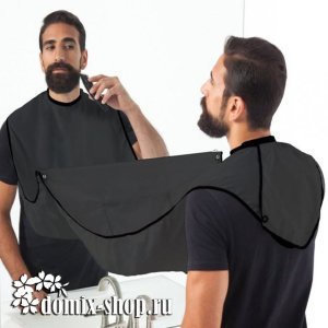 Фартук для бритья и стрижки бороды и усов 
