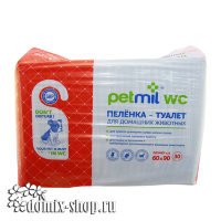 Пеленка-туалет для домашних животных Petmil WC 60*90см, 30шт