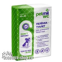Пеленка-туалет для домашних животных Petmil WC 60*40см, 10шт 
