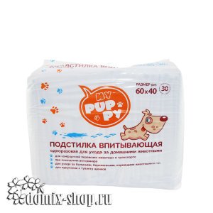 Подстилка впитывающая My Puppy для животных 60*40см, 30шт  