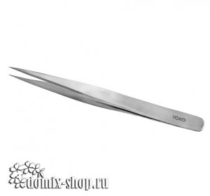 Y SP 005 Пинцет острый, прямые ручки (матов) ИГЛА 